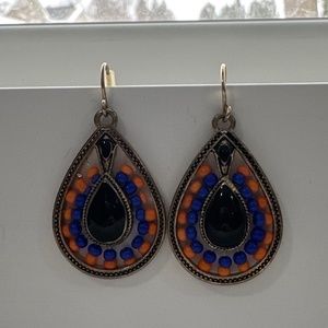 Target beaded earrings